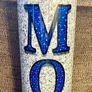 Baseball mom tumbler